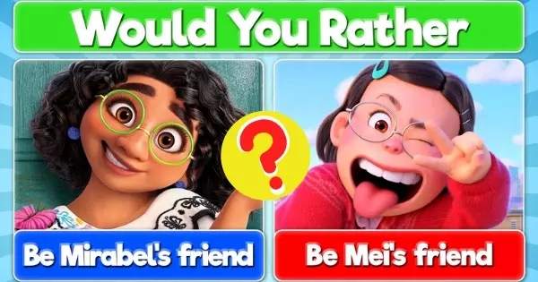 Would You Rather? Disney Encanto Versus Turning Red Quiz!